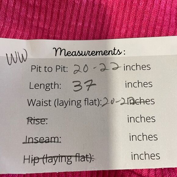 Z Supply Raspberry Ribbed Knit Sleeveless Swing Dress Beach Coverup XL #WW - Picture 9 of 9